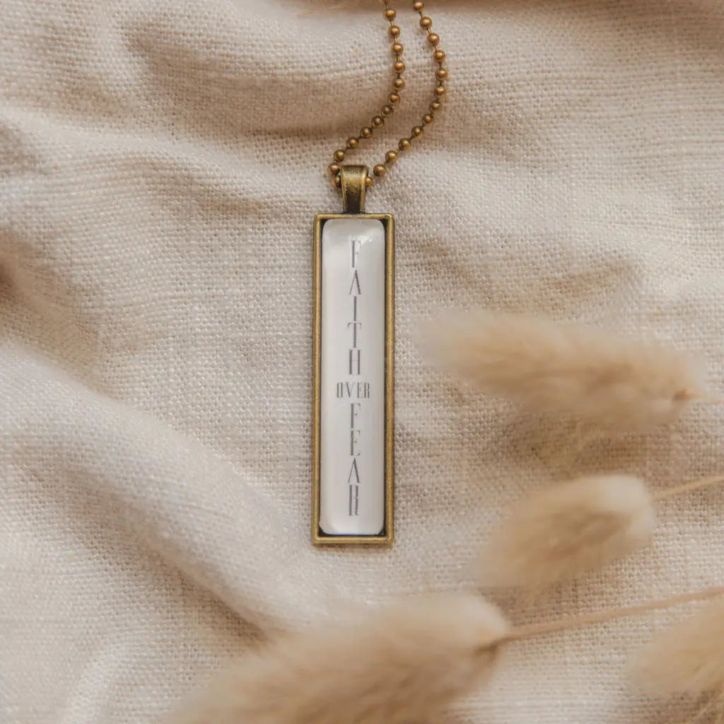 Faith Over Fear Pendant