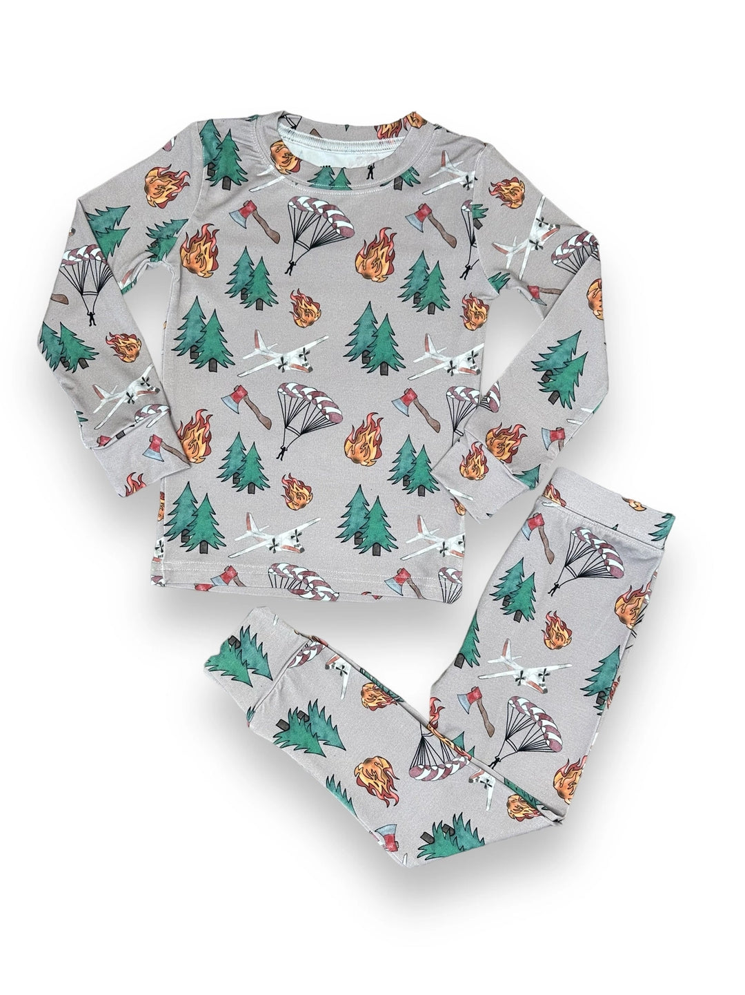 2-Piece Smokejumper PJ Long Pants and Long Sleeve Set