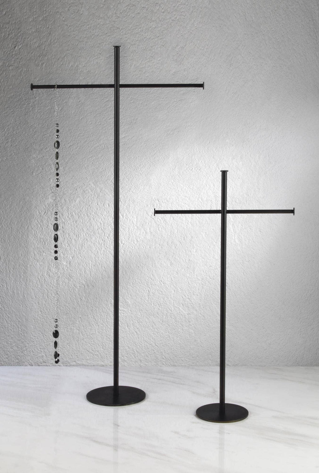 T-Bar Metal Necklace and Scarf Stands