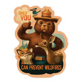 Sticker Smokey Bear, Only You, Oil Painting Sticker