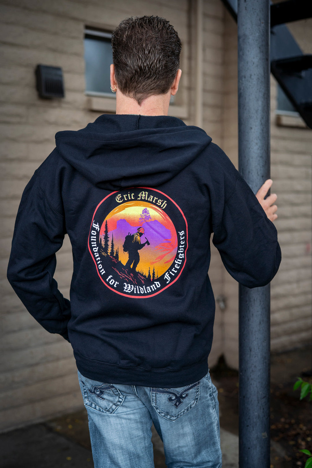 Granite Mountain Hot Shot Memorial hoodie (Zip-Up)