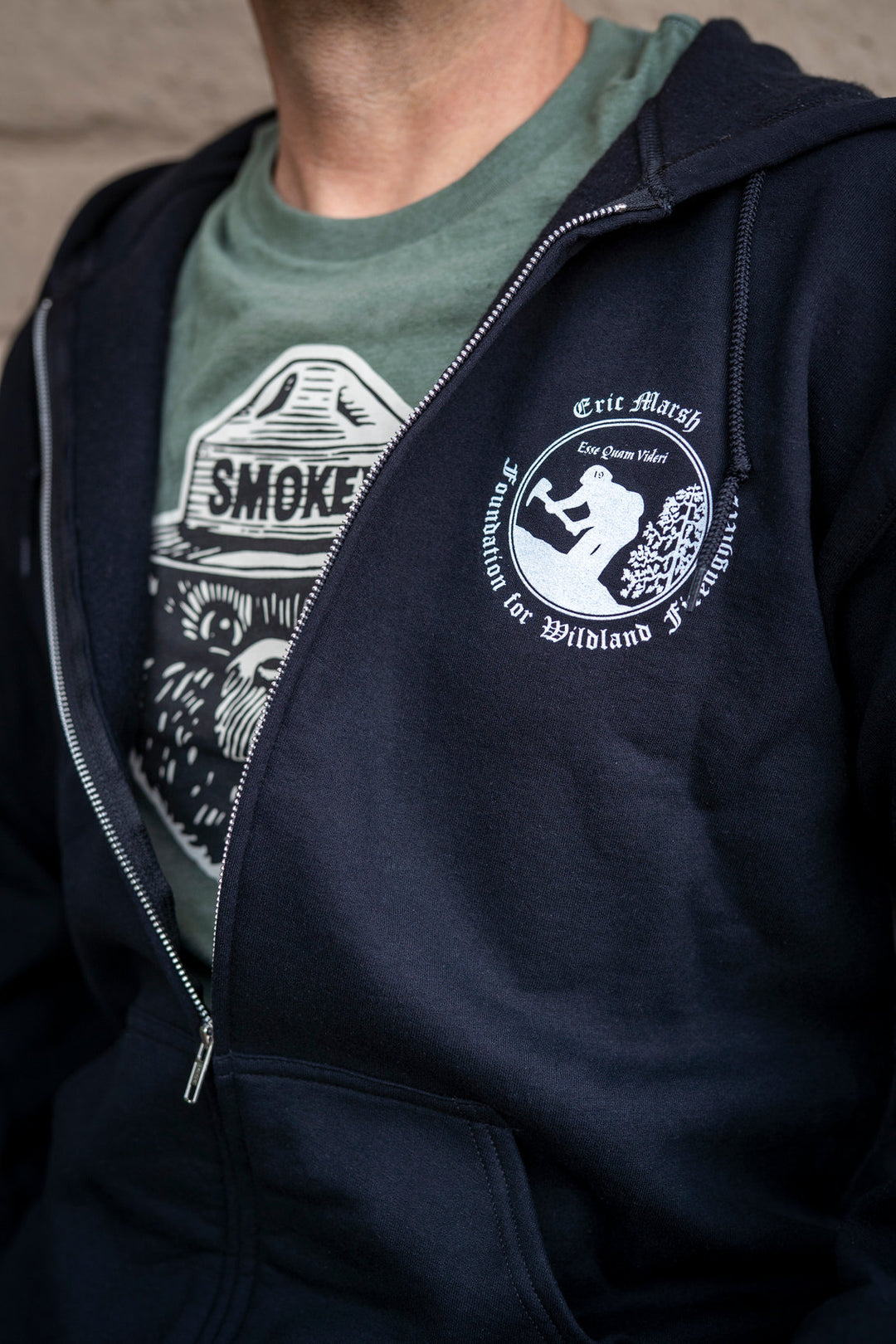 Granite Mountain Hot Shot Memorial hoodie (Zip-Up)