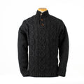 Connery - Cable Knit Wool Pullover Sweater