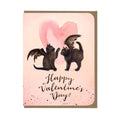 Valentine's Day - Bat Kitten Boop - Greeting Card