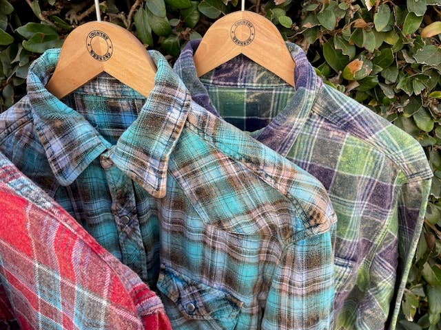 Flannel shirts: Pastel / S