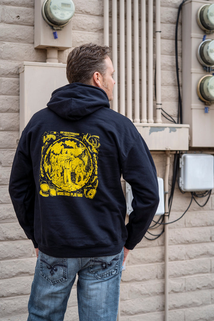 Work Hard Play Hard Hoodie (pull over)