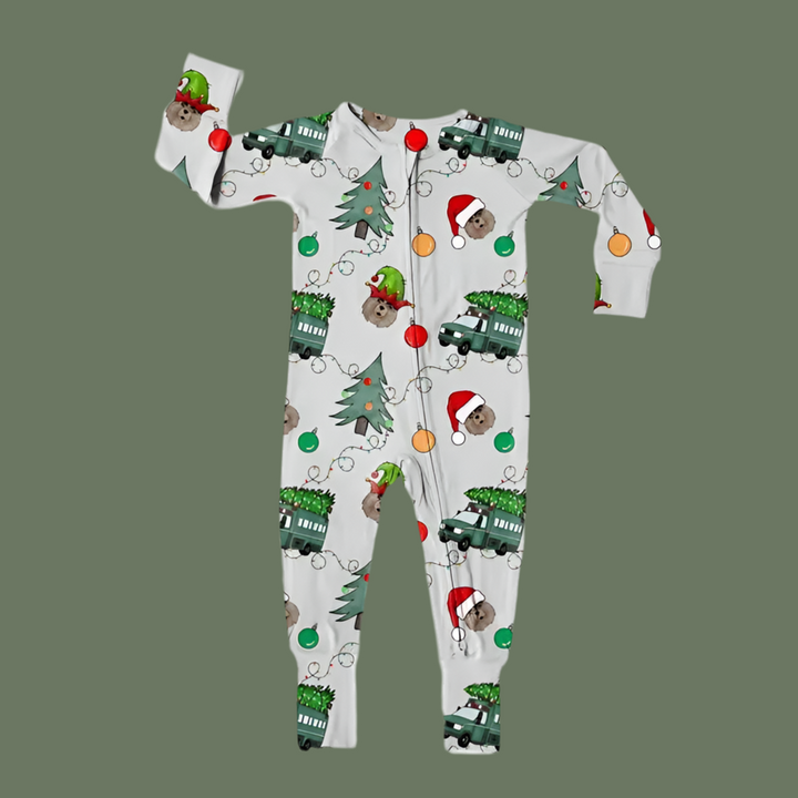 Footie Christmas Wildland Pajamas