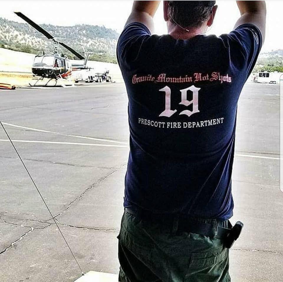 Navy 19 Granite Mountain Hot Shot T-Shirt (Unisex)