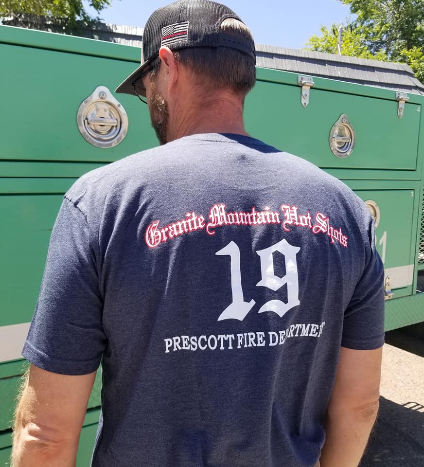 Navy 19 Granite Mountain Hot Shot T-Shirt (Unisex)