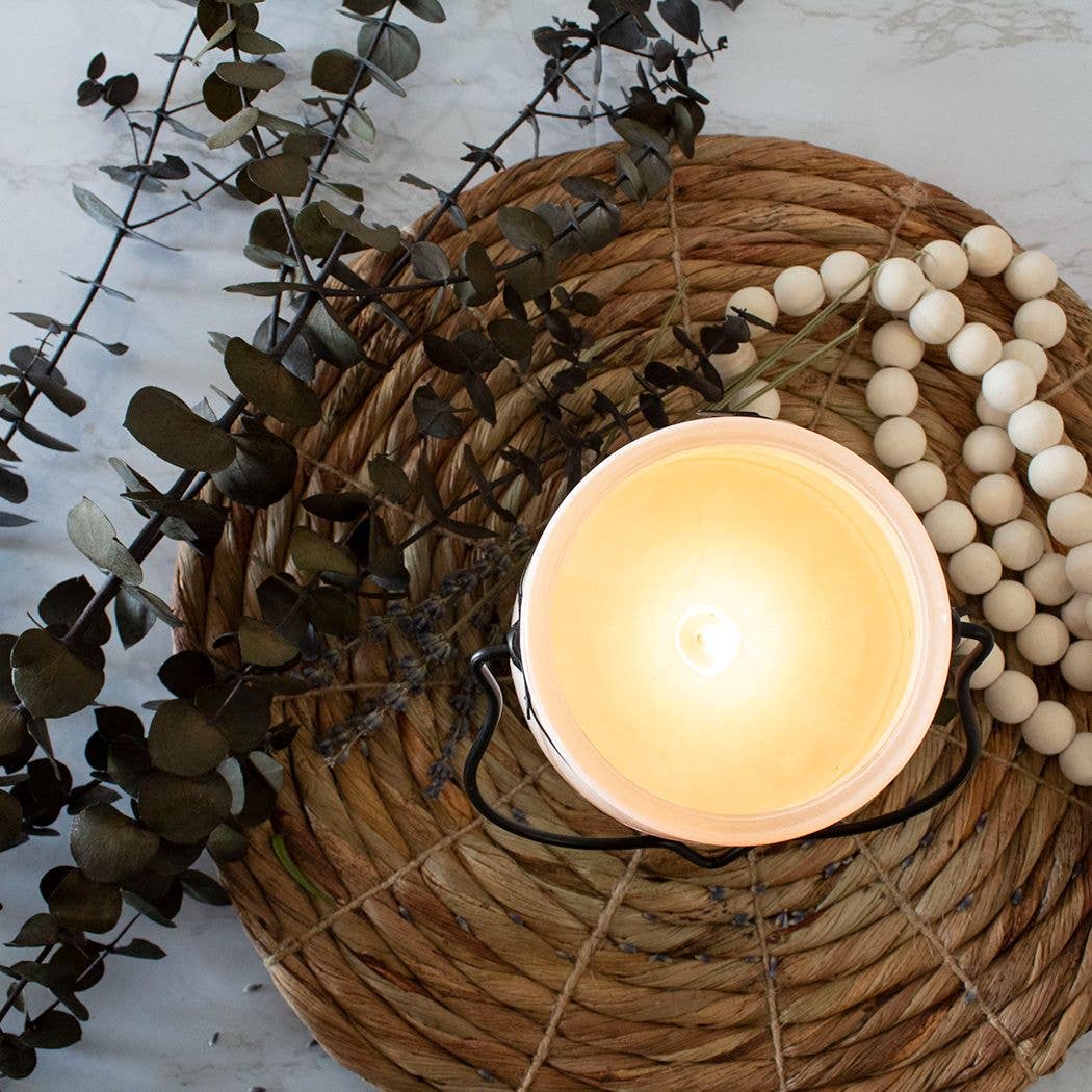 22 oz Butter Jar Candle: Berries & Cream