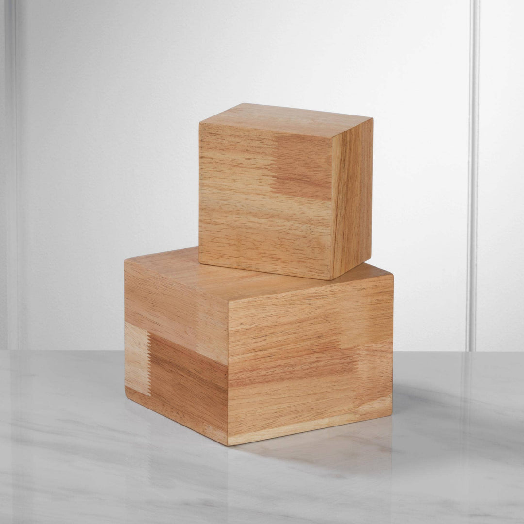 Wood Riser/Container - Set of 2