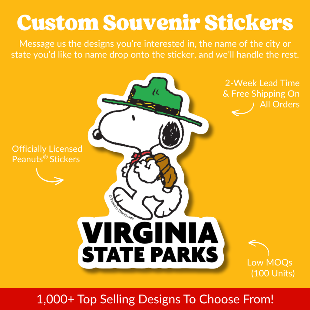 Peanuts® Waterproof Sticker - Joe Cool