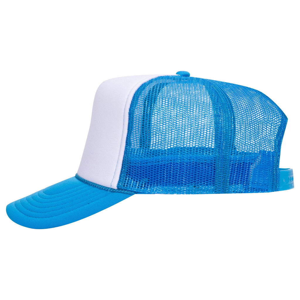 Otto 55-133 5-Panel High Crown Foam Trucker Hats - Neon Colors
