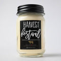 13 oz Mason Jar Fall Candle: Harvest Festival