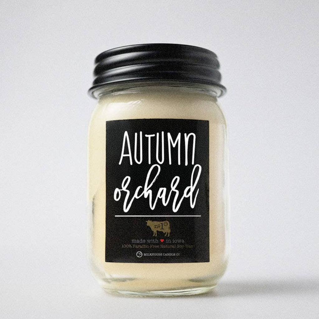 13 oz Mason Jar Fall Candle: Autumn Orchard