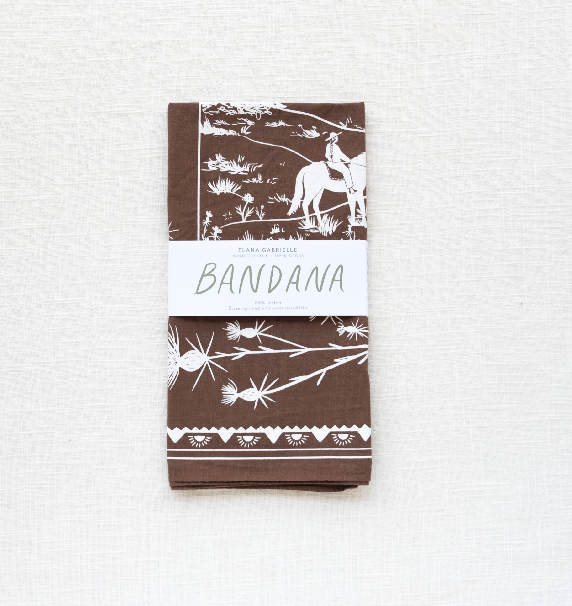 Sendero Bandana - Western Cowgirl Landscape Accessory