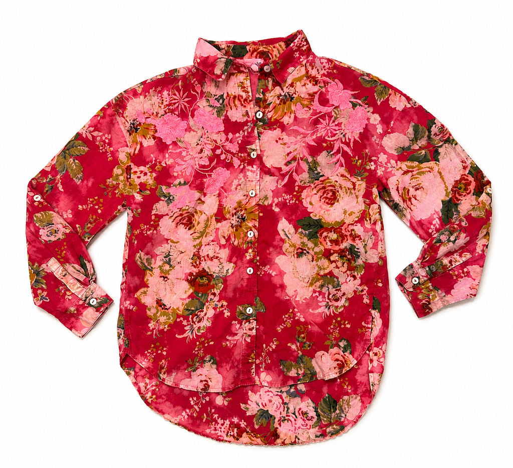 Rosalie Rouge Blouse *fitted*