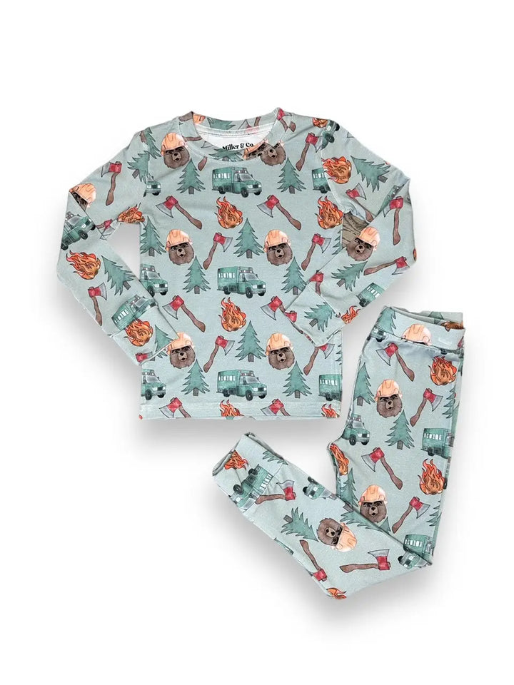 2-Piece Wildland PJ Long Pants and Long Sleeve Set