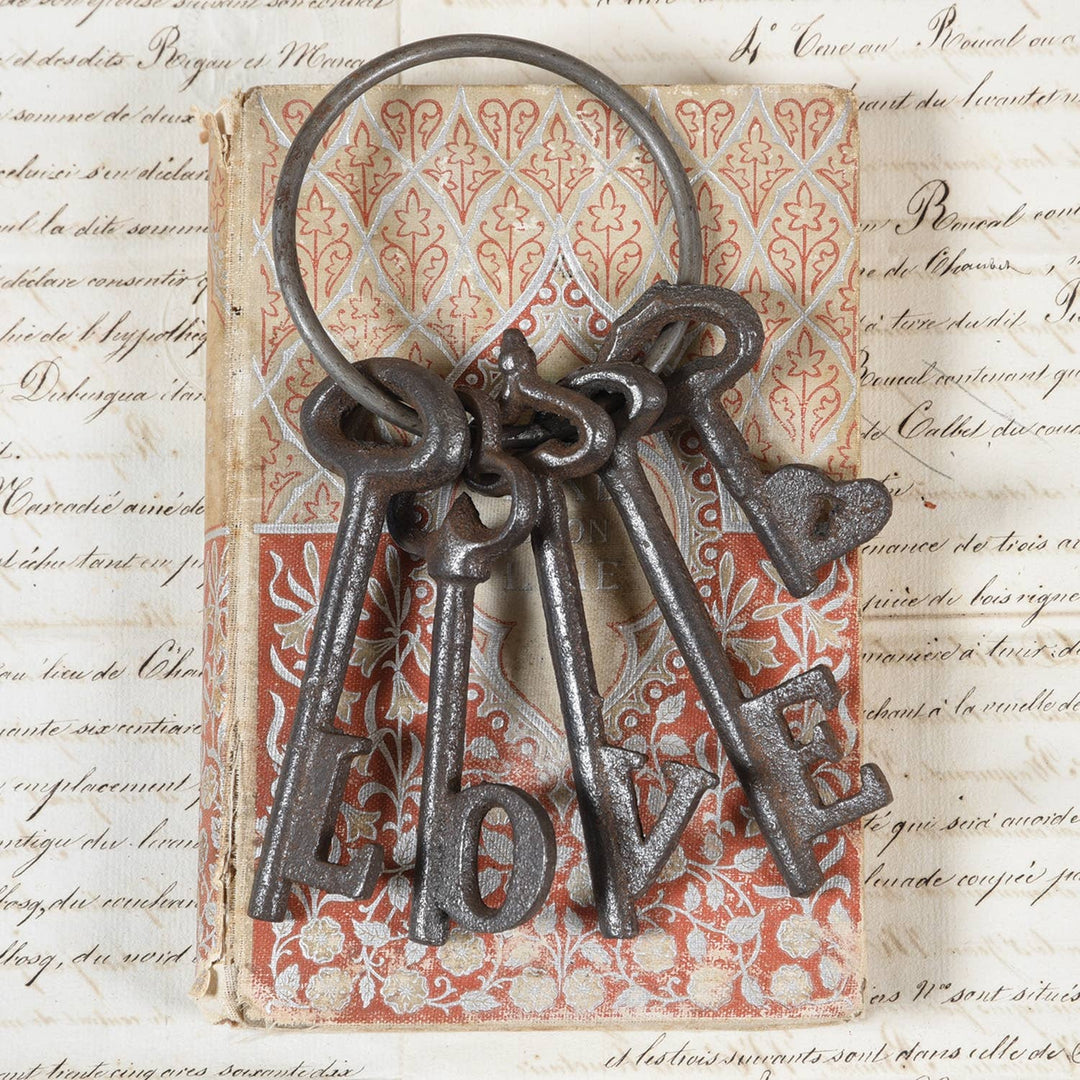 Love Keys - Cast Iron - Natural