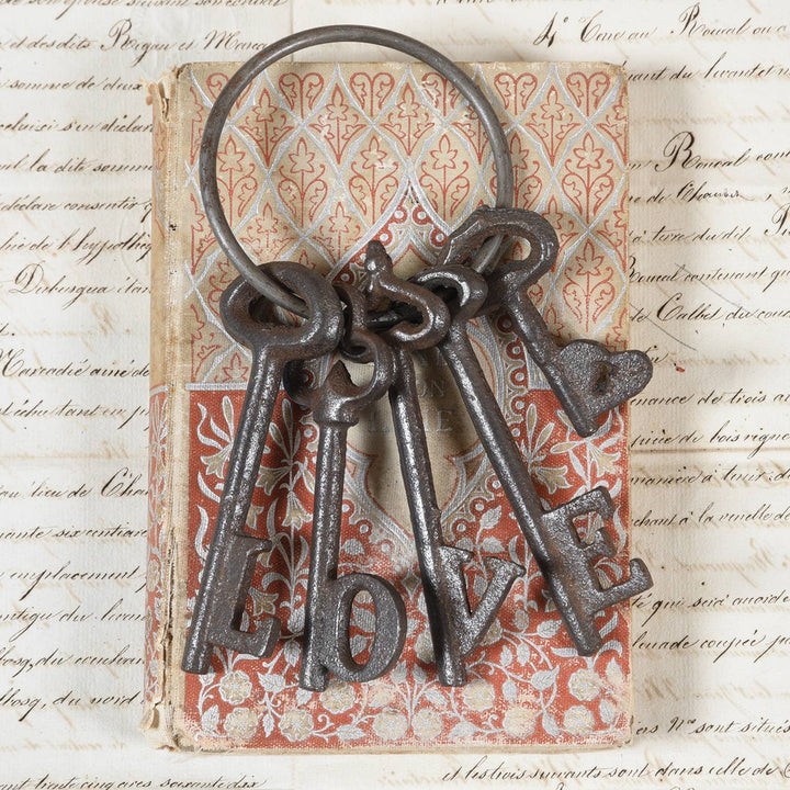 Love Keys - Cast Iron - Natural