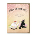 BIRTHDAY - Cat Lady Friends - Greeting Card