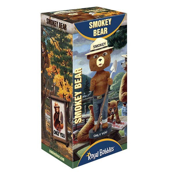 Collectible Bobble Smokey Bear Collectible Bobblehead Statue
