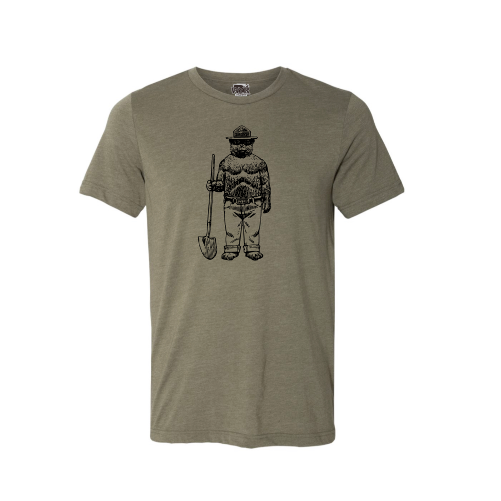 Smokey Bear Shovel Crew T-Shirt