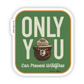 Smokey Bear® Waterproof Sticker - Only You