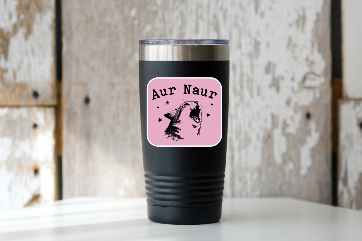 Aur Naur Sticker - cat, kitten, kitty, animal, cute, funny