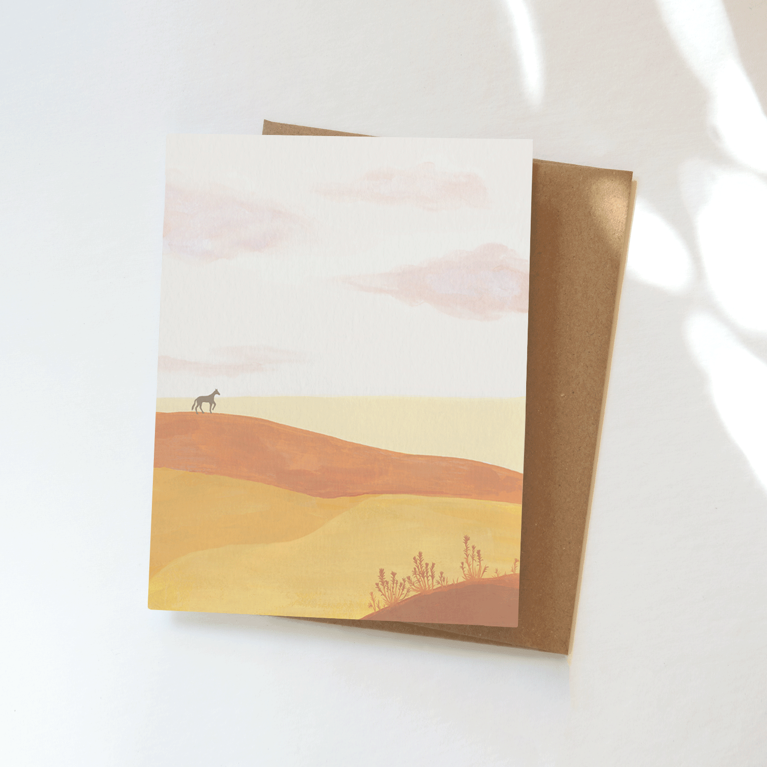 Plains Greeting Card - Painted Landscape Artwork