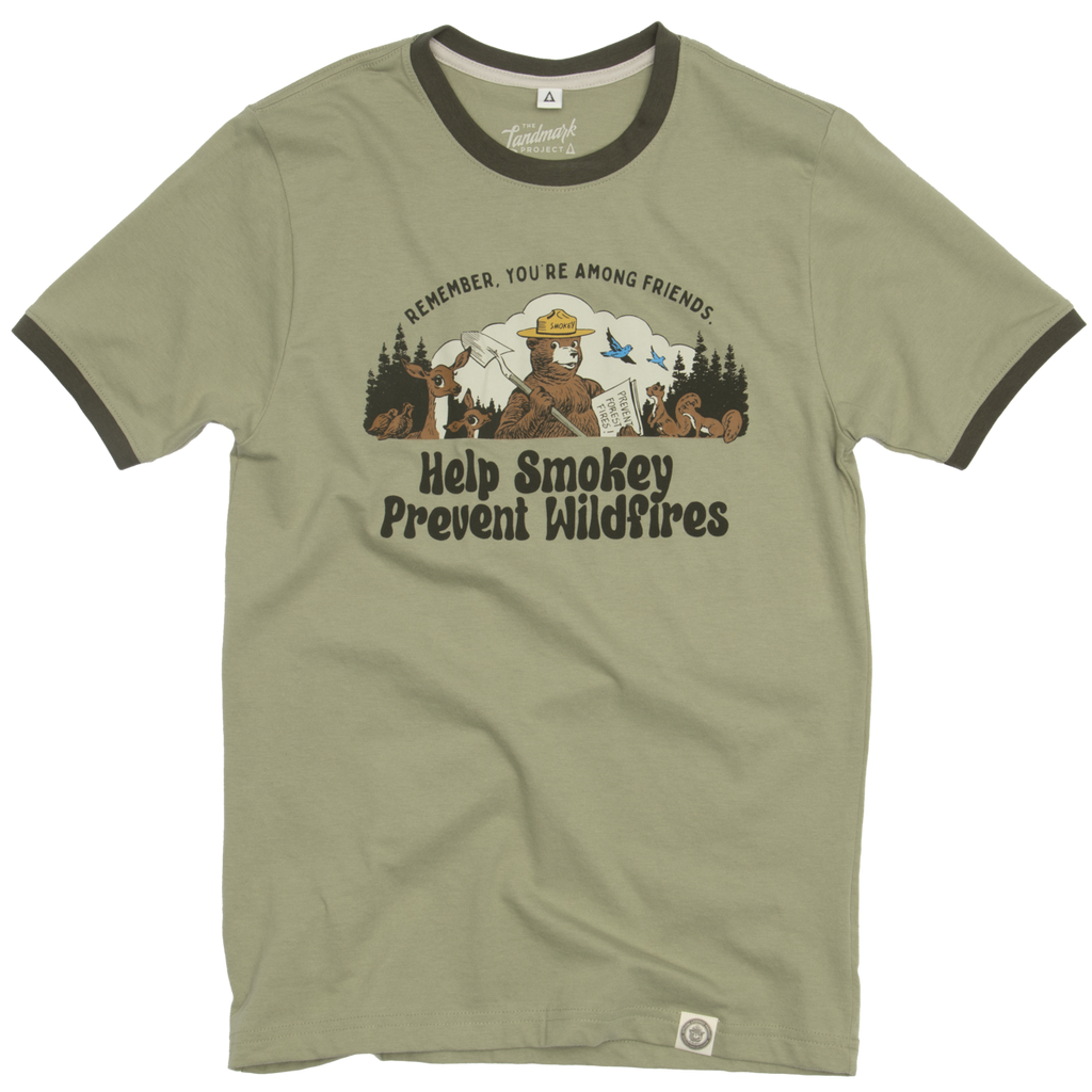 T-Shirt Smokey Among Friends Ringer