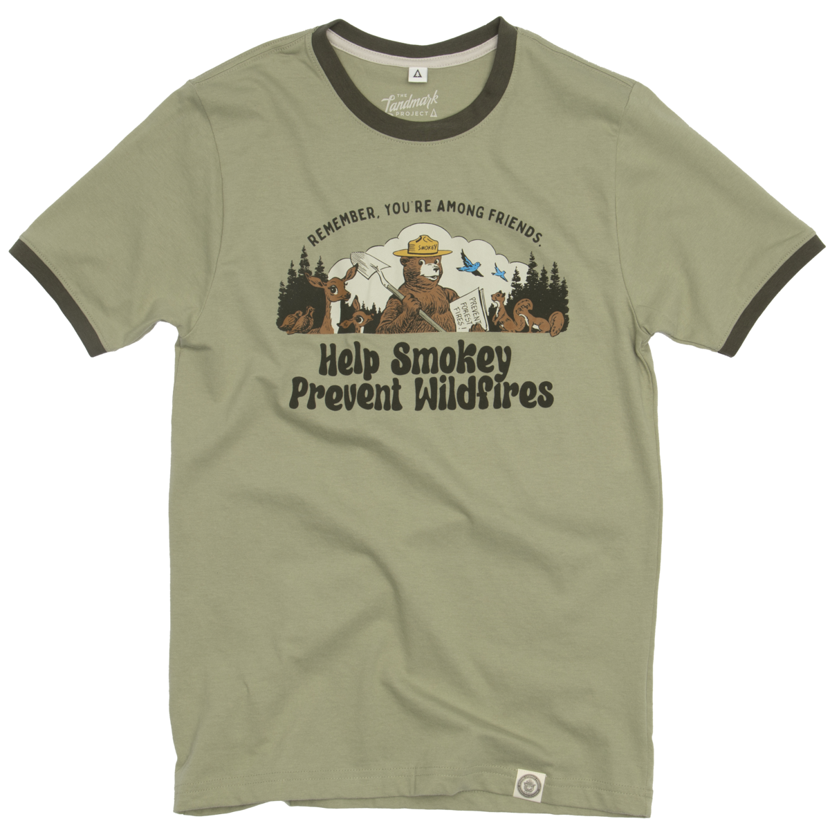 T-Shirt Smokey Among Friends Ringer