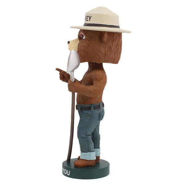 Collectible Bobble Smokey Bear Collectible Bobblehead Statue
