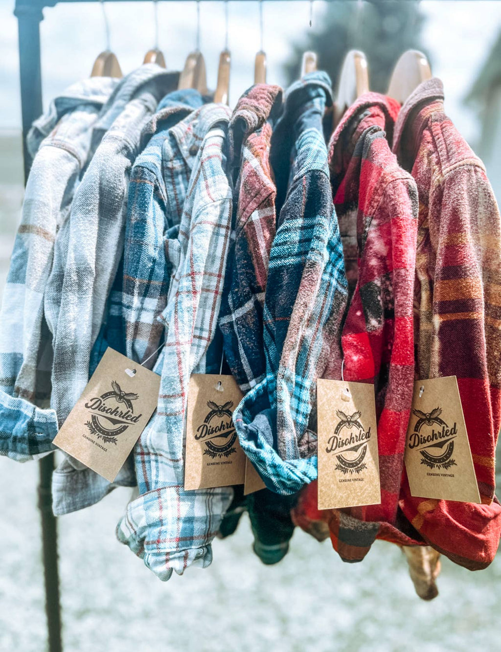 Toddler Upcycled bleached flannels