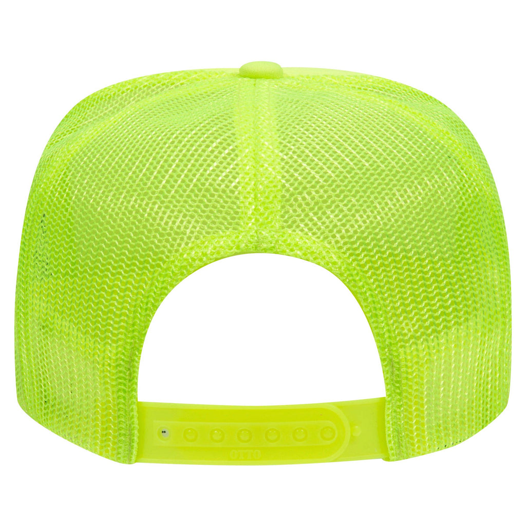 Otto 55-133 5-Panel High Crown Foam Trucker Hats - Neon Colors