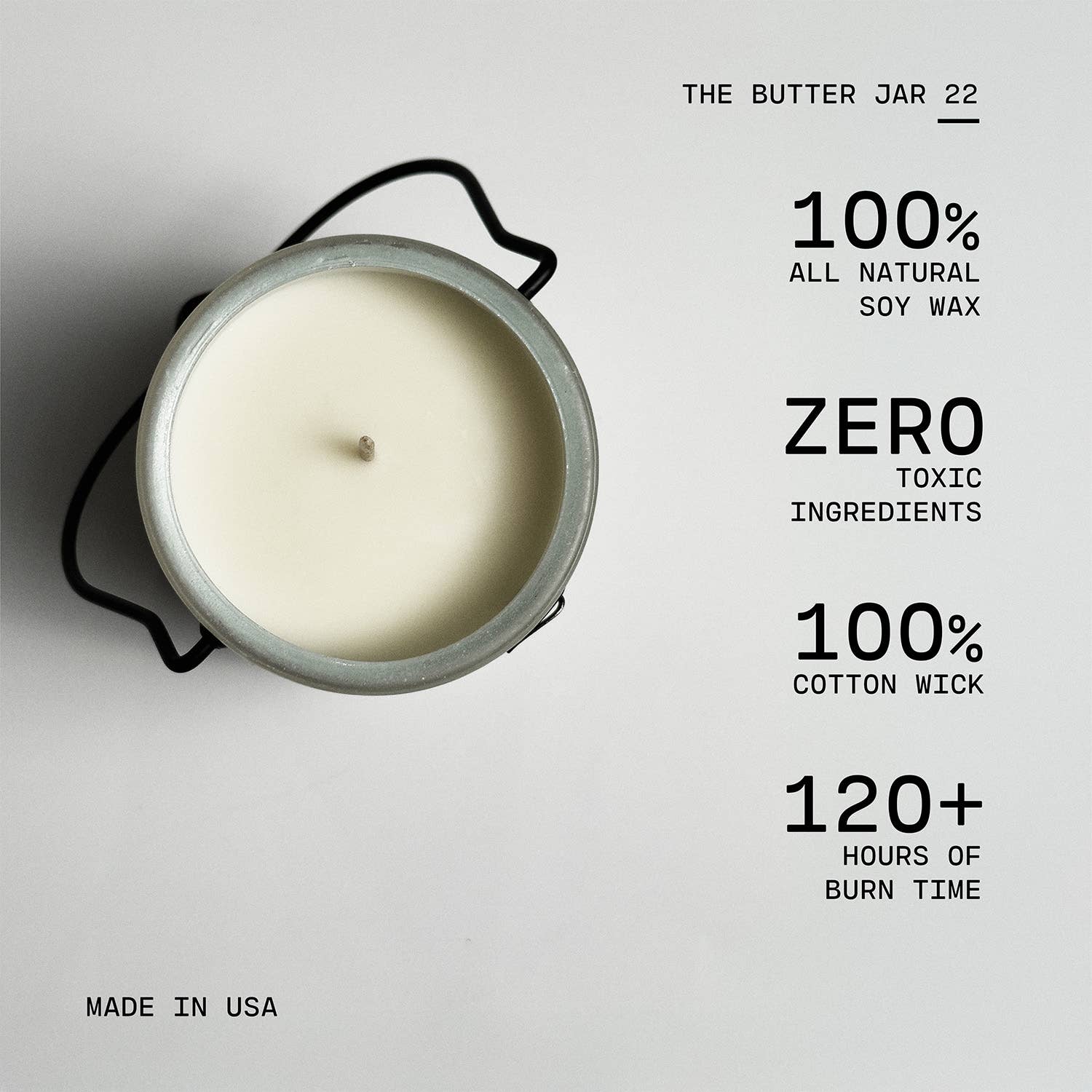 22 oz Butter Jar Candle: Apple Strudel
