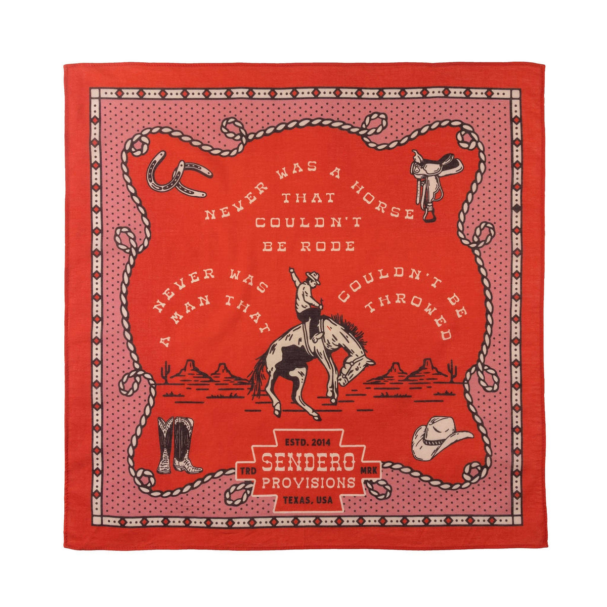 Never Was a Horse Bandana – Eric Marsh Foundation