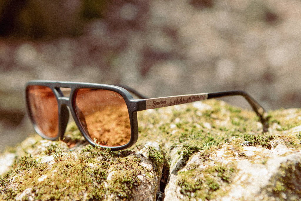 Sunglasses Smokey Bear x CAMP Glacier - Matte Black