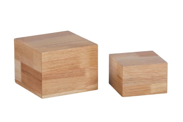 Wood Riser/Container - Set of 2