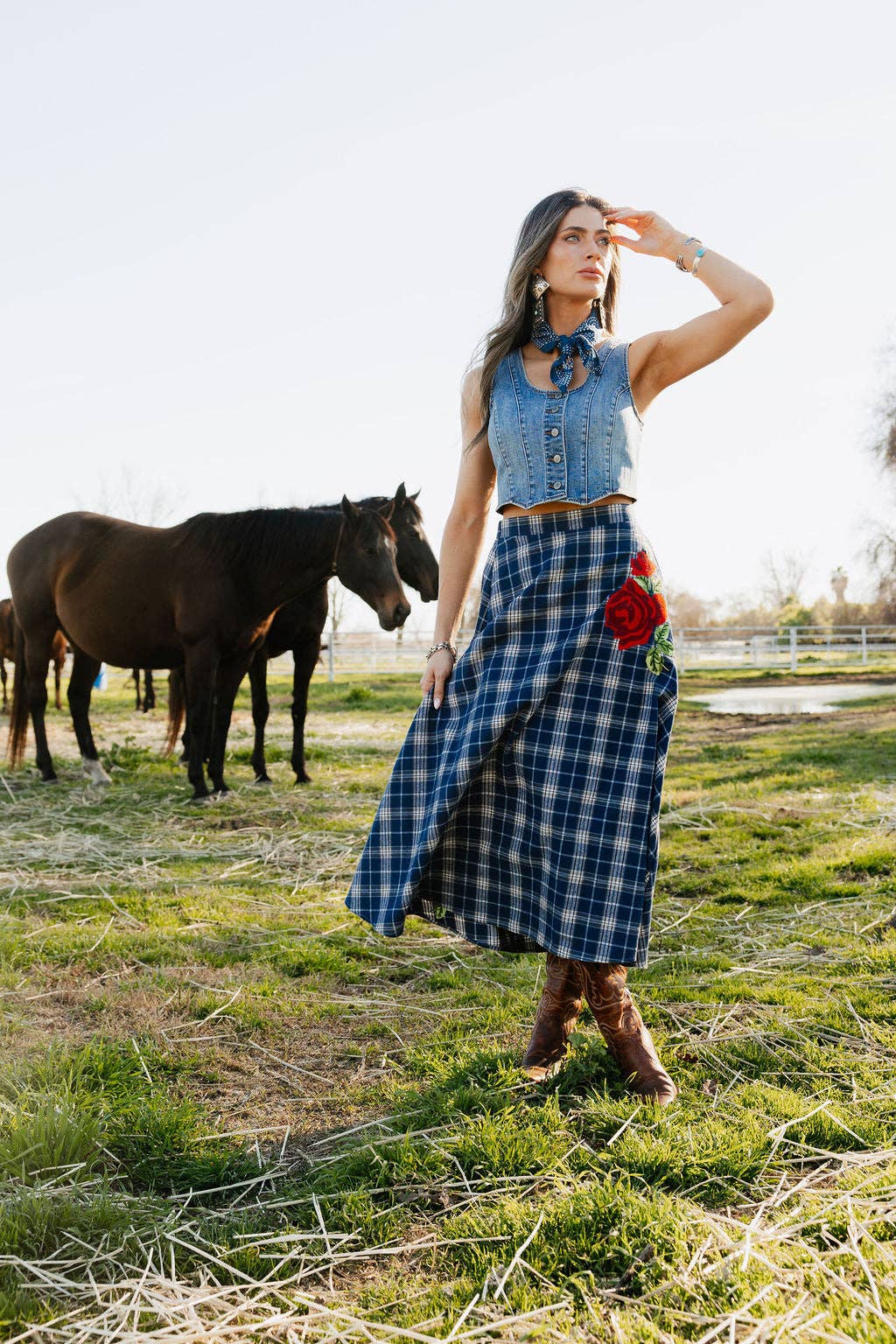Sweet Blue Rodeo Skirt 🔜