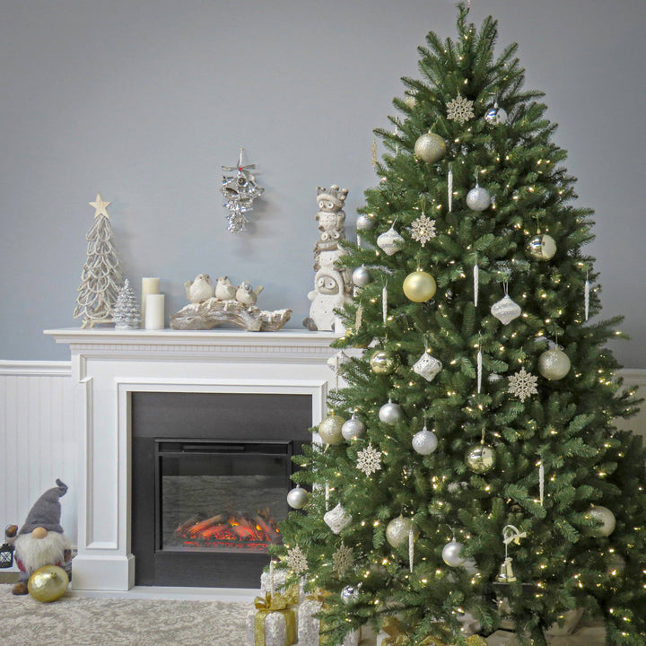 9 ft. Pre-Lit Dunhill Fir Tree with Clear Lights