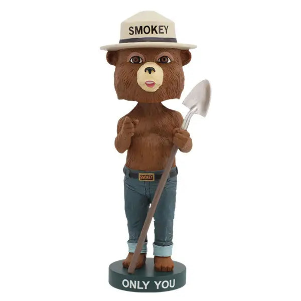 Collectible Bobble Smokey Bear Collectible Bobblehead Statue