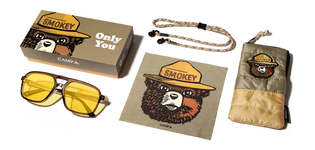 Sunglasses Smokey Bear x CAMP Glacier - Moss