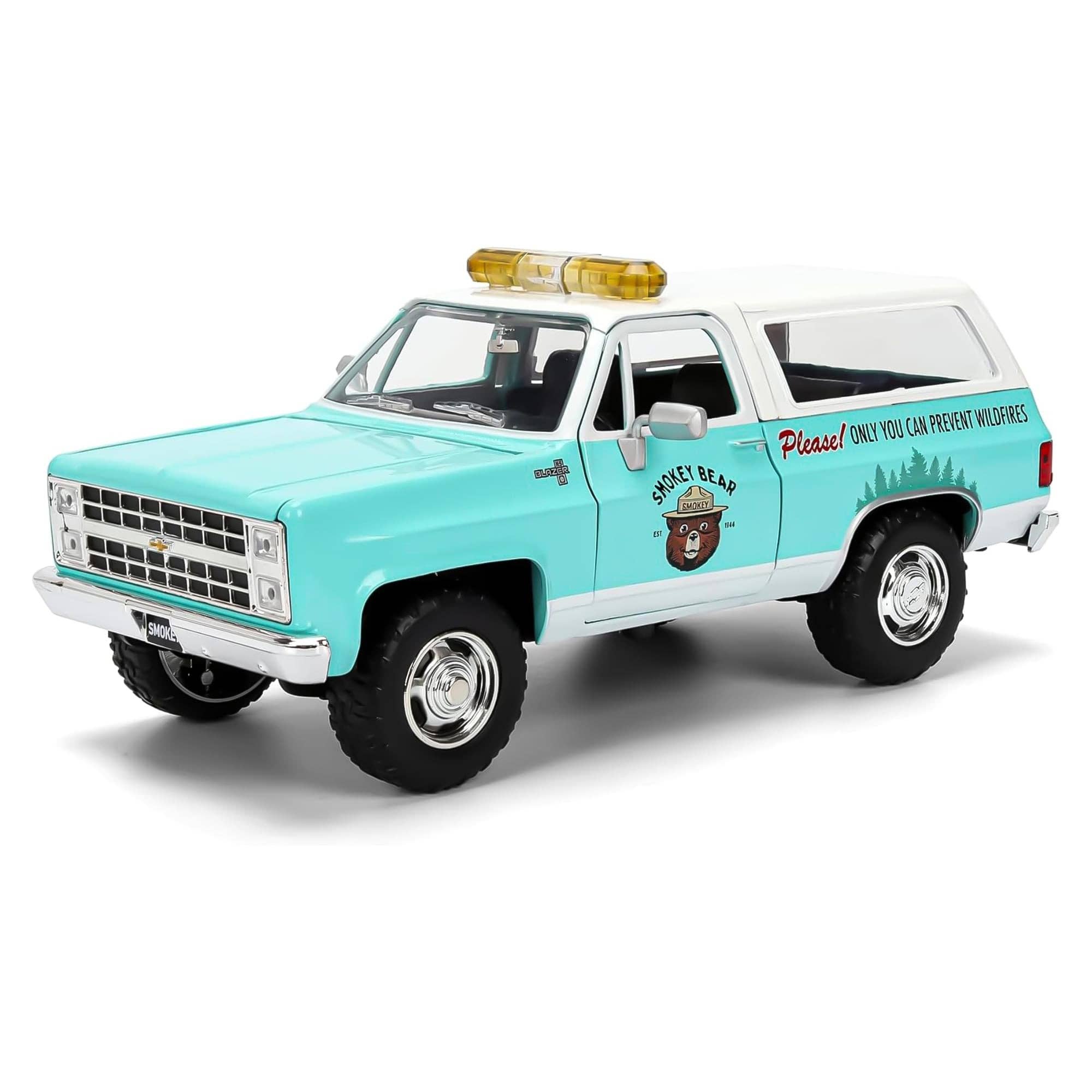 Collectible Smokey Bear 1:24 HWR '80 Chevy Blazer w/ Smokey Bear