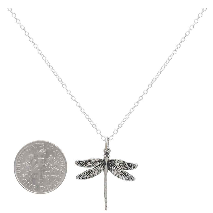 Sterling Silver Dragonfly Necklace