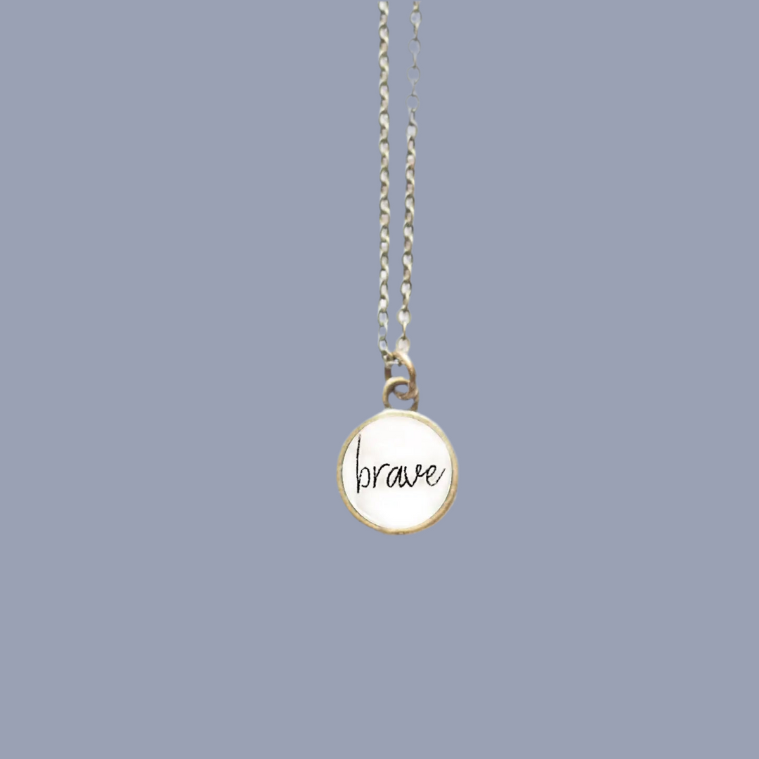 Brave Pendant Silver Tone