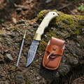 6.5' Handmade damascus folding knife, Pocket Knife