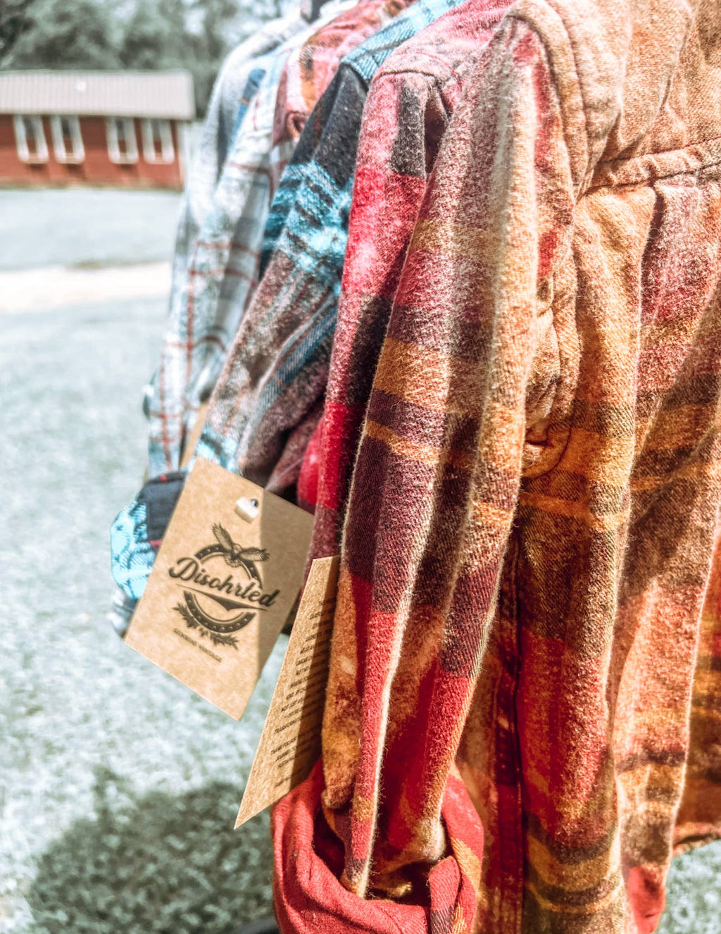 Toddler Upcycled bleached flannels