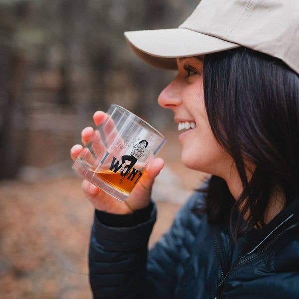 The Hell I Won't Rocks Glass