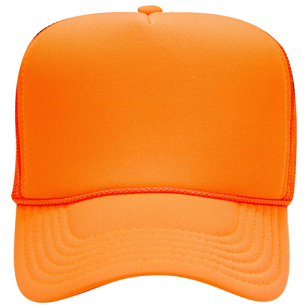Otto 55-133 5-Panel High Crown Foam Trucker Hats - Neon Colors